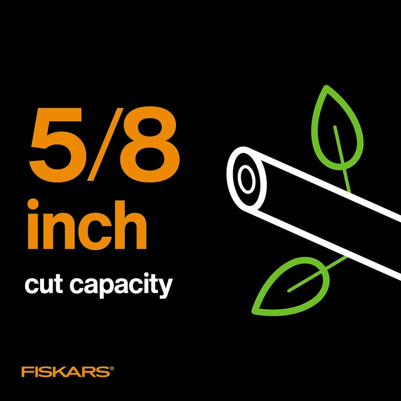 Fiskars Bypass Pruning Shears, 5/8-Inch Cut Capacity SoftGrip Hand Pruner for Small Hands, Blade Stays Sharp Through Heavy Use with Rust Resistant, Low-Friction Coating - Image 4