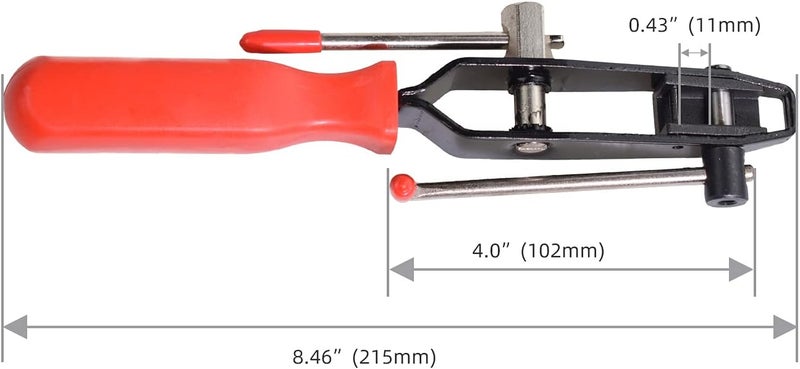 Alltooetools 2pcs Auto Cv Joint Boot Clamps Pliers Car Banding Tools Kit Set SF0231 - Image 5