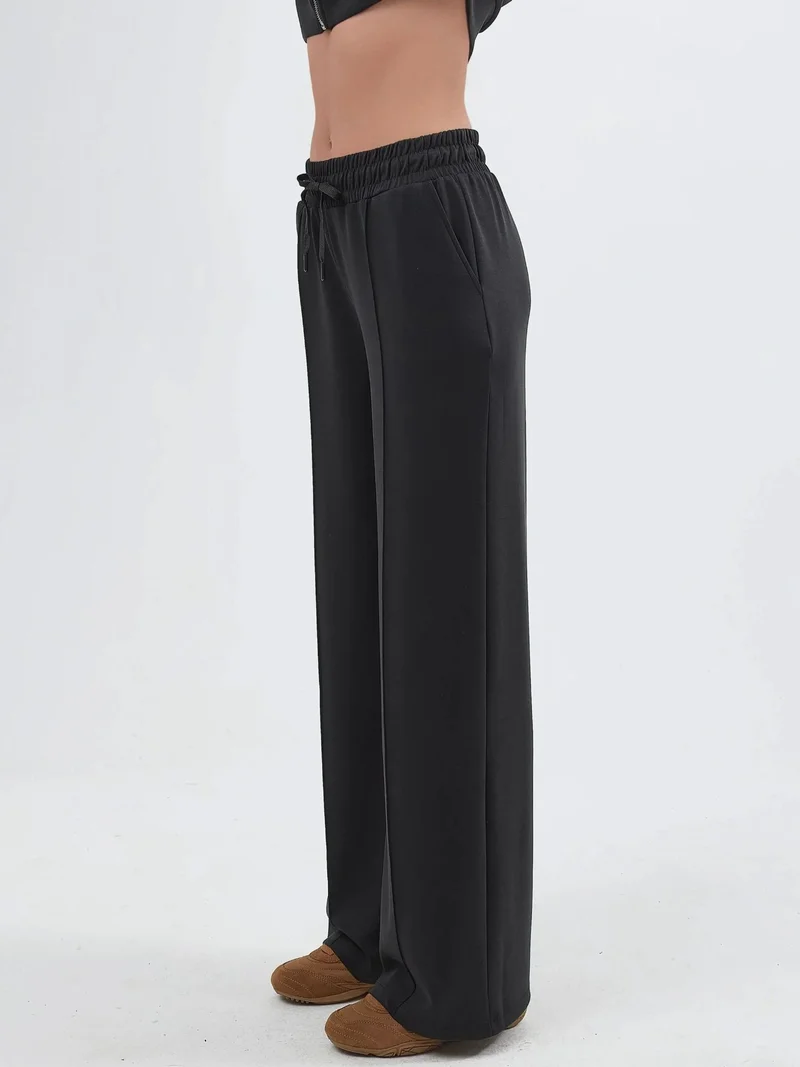 Busem BUSEM Elastic Waist Straight Leg Pants