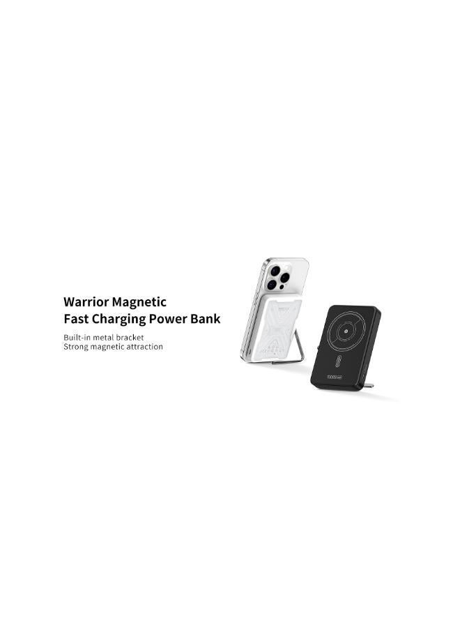 Recci Warrior Series Power Bank RPB-W32 | 10000mAh | 20W PD Fast Charging | Wireless Charging | Compact & Durable Design - Image 2