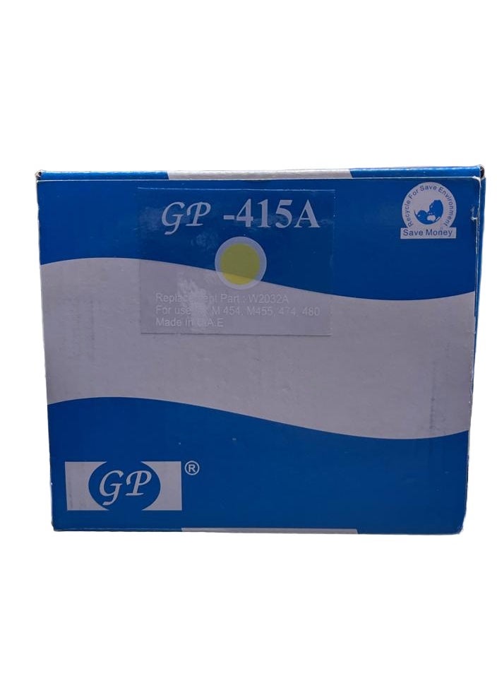 جي بي حبر متوافق مع GP 415A أصفر لطابعة W2032A  - Image 2