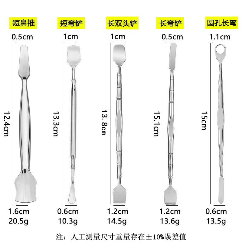 Stainless Steel Ultra-Thin Blackhead Scraper Triangle Scraping Facial Pores Cleaning Tool Double-Headed Blackhead Shovel To Remove Blackheads - Image 4