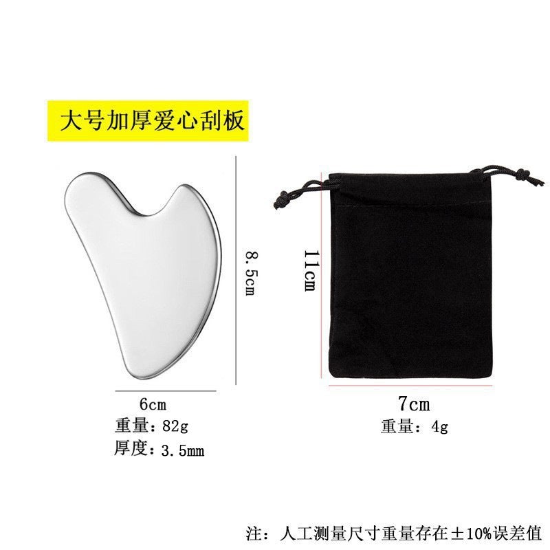 Stainless Steel Ultra-Thin Blackhead Scraper Triangle Scraping Facial Pores Cleaning Tool Double-Headed Blackhead Shovel To Remove Blackheads - Image 3