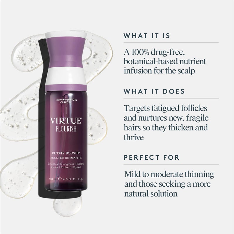 Virtue Flourish Density Booster Spray for Hair Growth | Thinning Hair Treatment - Image 2