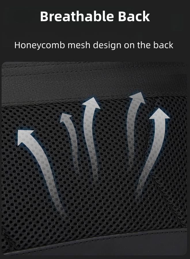 حقيبة كروس عالمية معينة للجنسين، حقيبة كتف ذات سعة كبيرة للرجال/النساء، حقيبة جانبية، حقيبة حمل، حقيبة مربعة صغيرة عصرية، حقيبة مراسلة، حقيبة هاتف للأولاد/البنات/طلاب الجامعات - Image 4