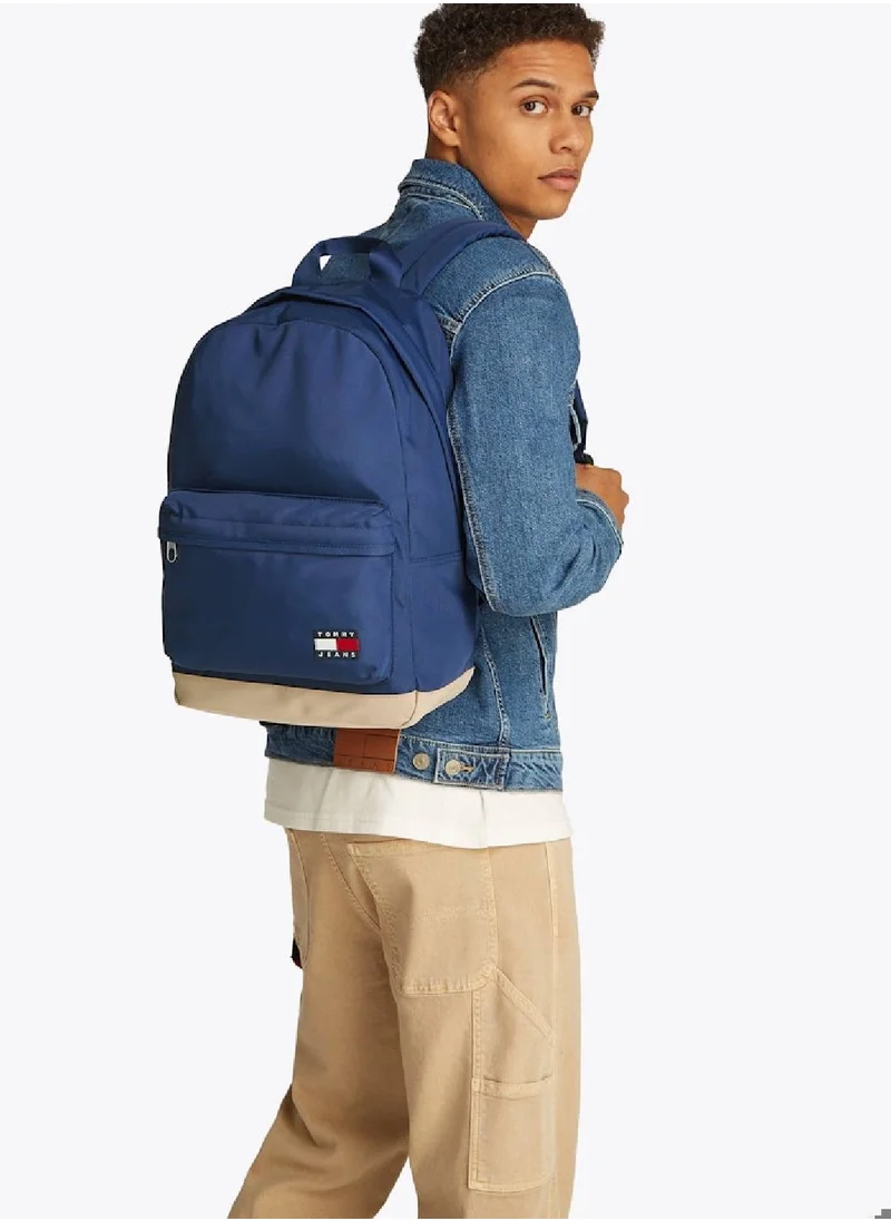 TOMMY JEANS Men's Essential Dome Backpack - Polyester, Blue