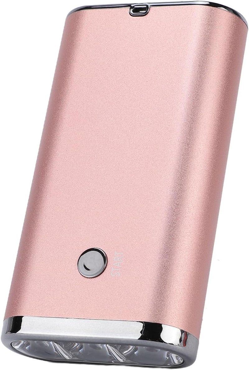 Hair Extension Light, Rechargeable 395nm Quick Curing Handheld Nail Lamp, 6 Light Chips Lamp with Aluminum Alloy Construction, Ideal for Salon & Home Use Professional Styling Tools - Image 4