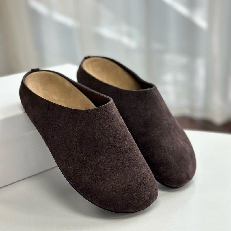 Dongguan Non-Standard 2024 Autumn Men'S And Women'S Same Birkenmuller Shoes Soft Sole Lazy Thick Slippers With Baotou For Women Outer Wear - Image 5