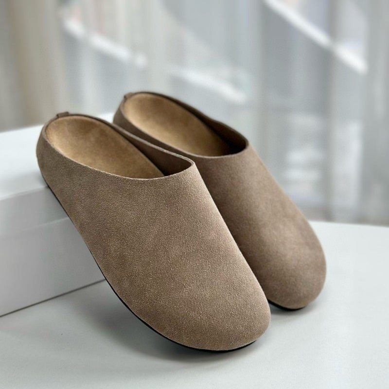 Dongguan Non-Standard 2024 Autumn Men'S And Women'S Same Birkenmuller Shoes Soft Sole Lazy Thick Slippers With Baotou For Women Outer Wear - Image 4