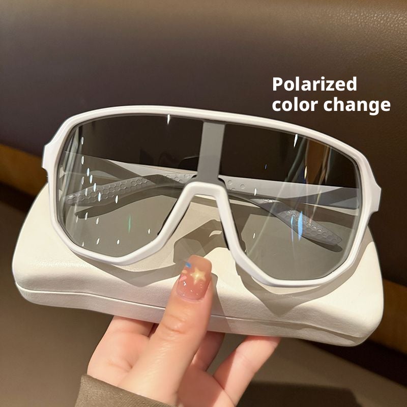 Outdoor Cycling Polarized Sunglasses Photochromic Windproof Goggles - Image 3