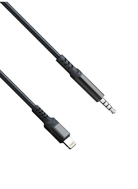 Lightning to 3.5mm Aux Cable – iPhone Headphone Jack Adapter, Male Stereo Audio Cable for iPhone 14/13/12/11/XS/XR/X/8/7, iPad, iPod to Car/Home Stereo, Speaker, Headphones