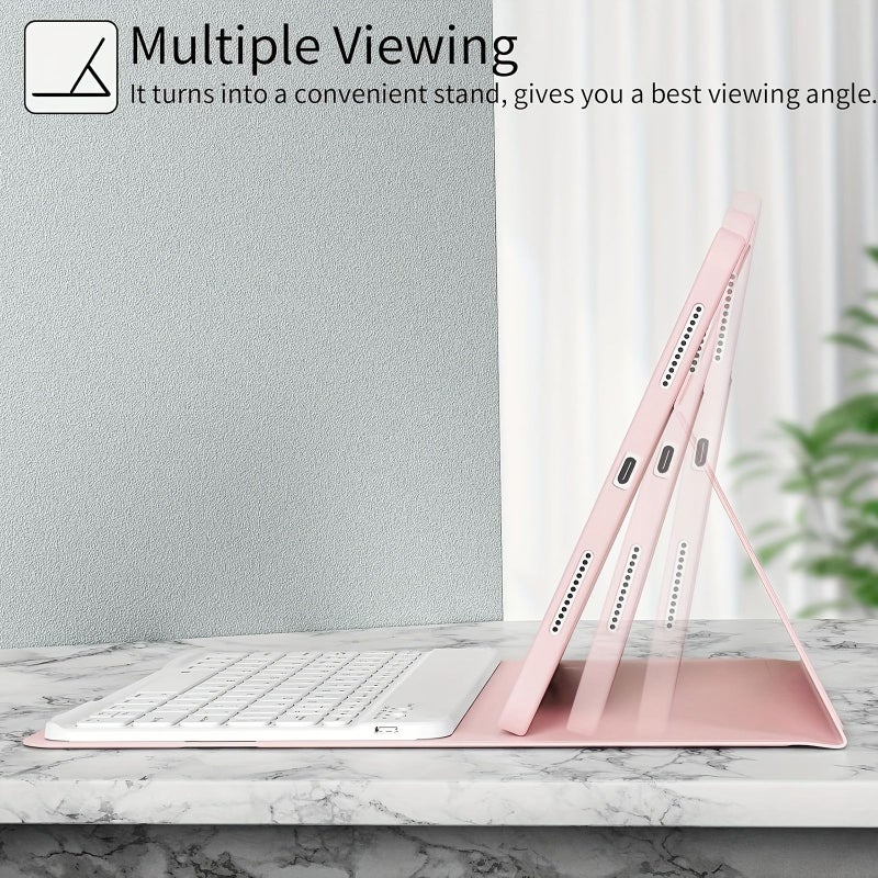 Pink Keyboard Case For Ipad 11th Generation A16 2025 - Image 5