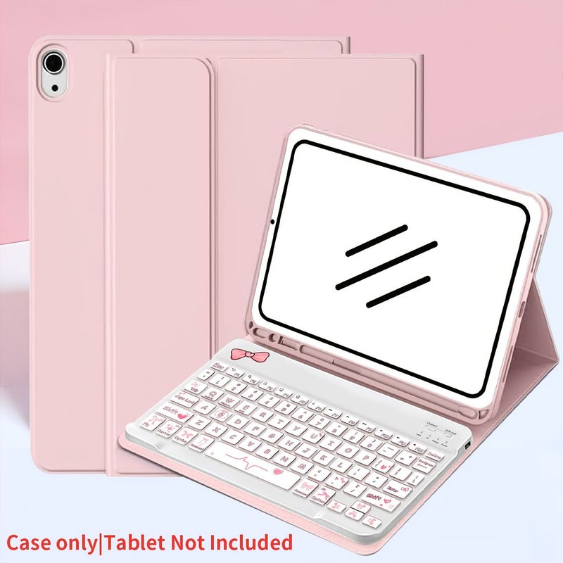 Pink Keyboard Case For Ipad 11th Generation A16 2025 - Image 1