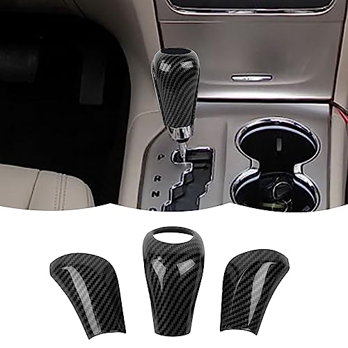 RT-TCZ RTTCZ Carbon Fiber Gear Shift Knob Cover Trim Decorative Interior Accessories for Jeep Grand Cherokee 20112013 - Image 1
