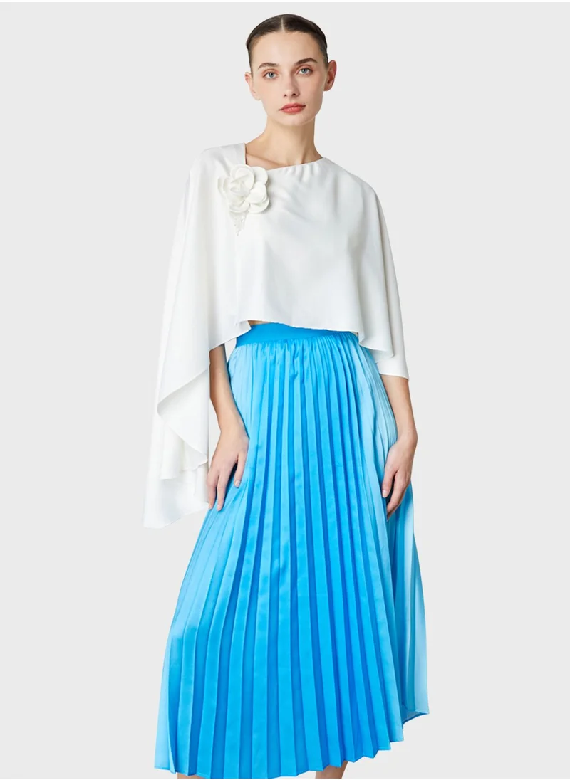 Femi9 Plisse High Waist Skirt