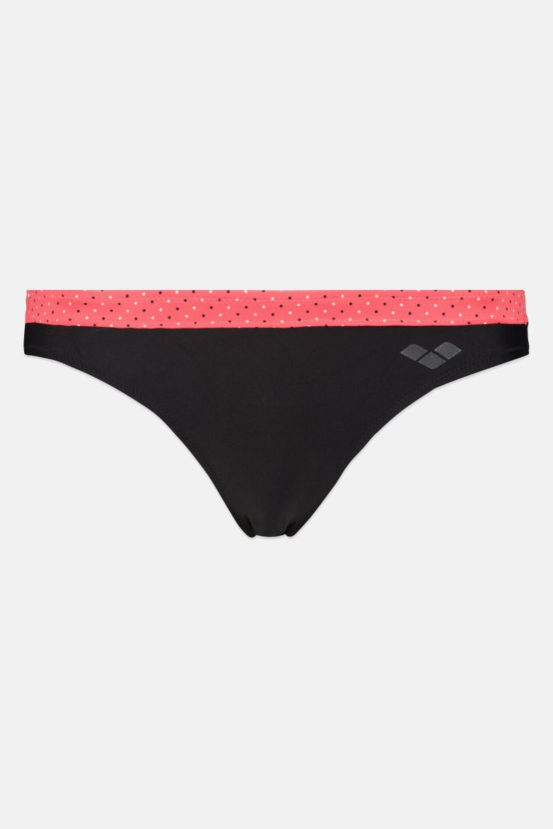 arena Women Polka Dots Pull On Bikini Bottom, Multicolor - Image 1