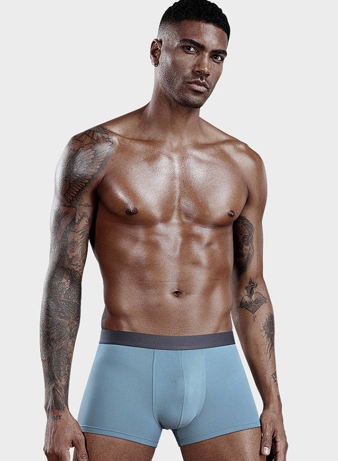 Men's Modal Boxer Briefs Soft Breathable Boxer Briefs Dark Blue XXL  - Image 2