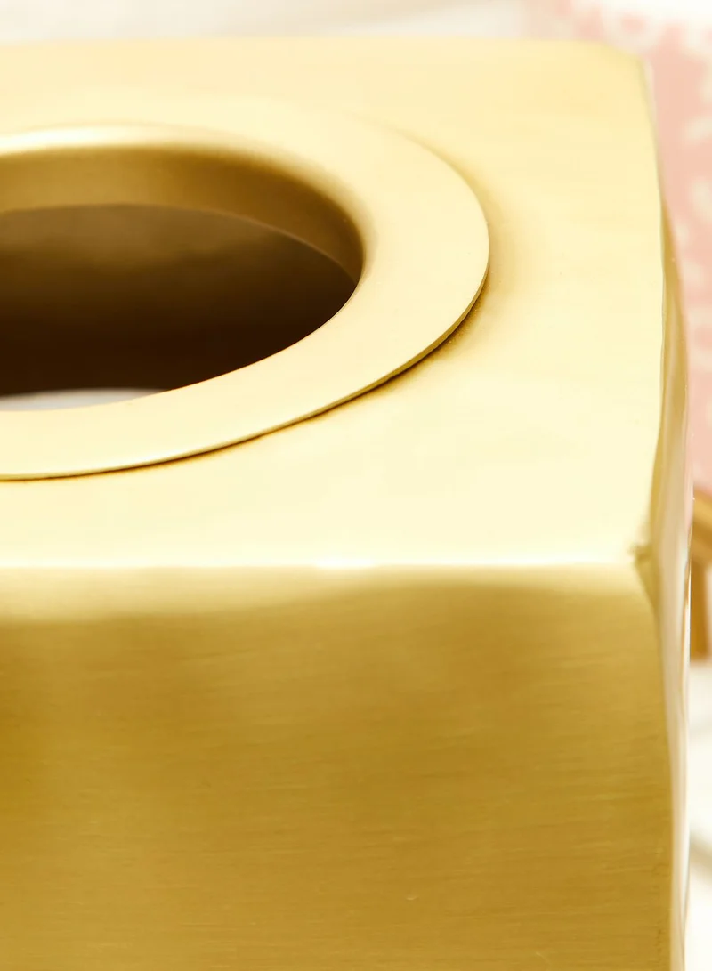 Kassatex Metallic Nile Tissue Box Cover