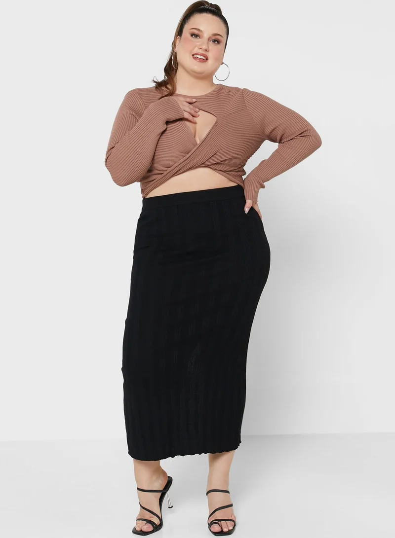 Cotton On Curve Curve Foxy Twist Long Sleeve