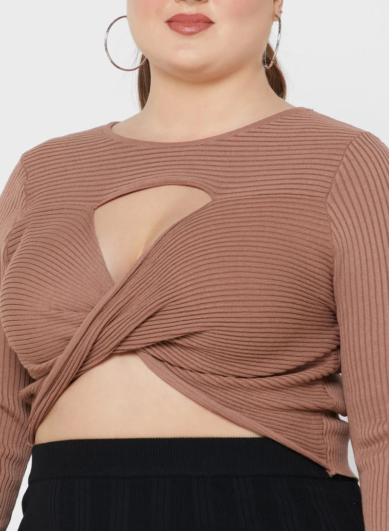 Cotton On Curve Curve Foxy Twist Long Sleeve