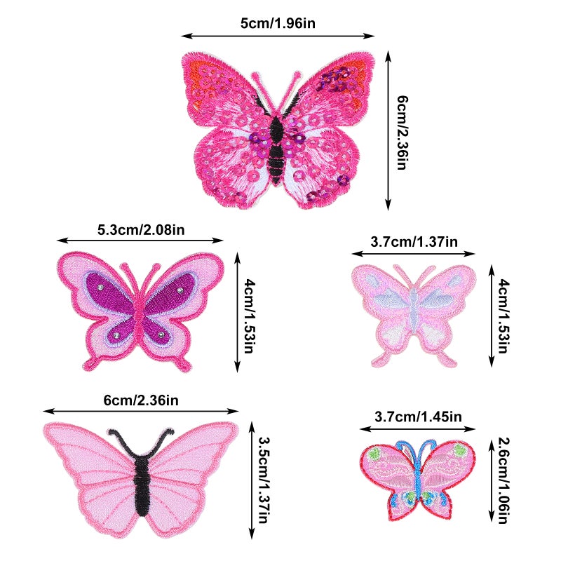 10pcs Embroidery Applique DIY Cloth Patches Sewing Accessories - Image 3