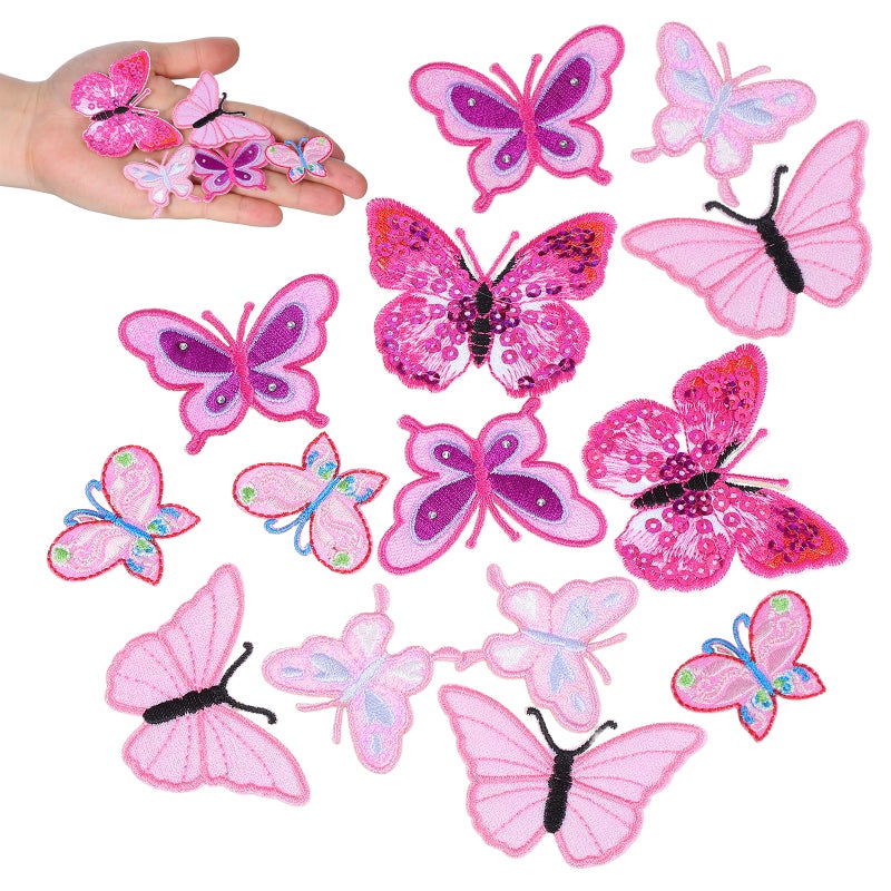 10pcs Embroidery Applique DIY Cloth Patches Sewing Accessories - Image 1