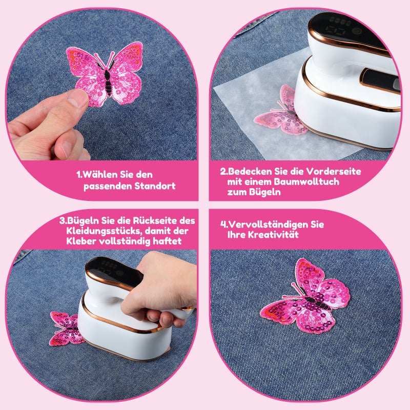 10pcs Embroidery Applique DIY Cloth Patches Sewing Accessories - Image 4