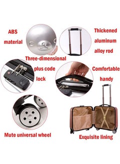 Generic Cute Children Trolley Case Universal Wheel 3D Cartoon Pattern Password Travel Luggage  Waterproof and Anti-theft 20 Inch Suitcase  - Image 3