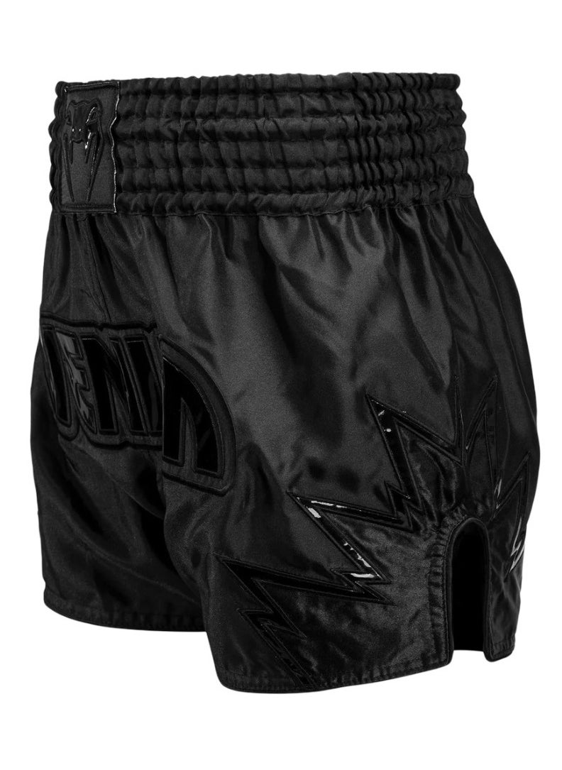 VENUM - VENUM INFERNO KIDS MUAY THAI SHORTS BLACK - Image 1