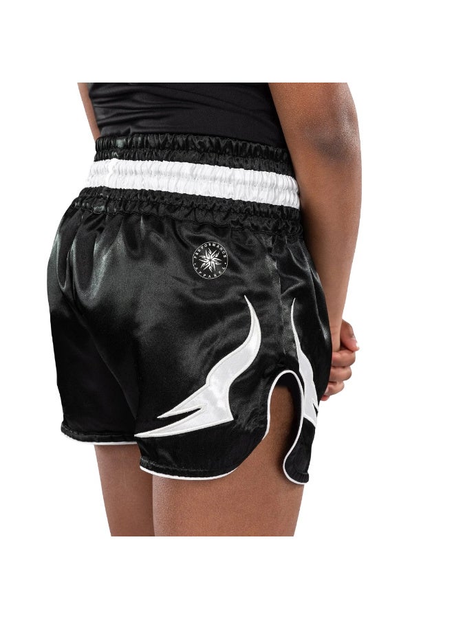 VENUM VENUM INFERNO KIDS MUAY THAI SHORTS BLACK - Image 3