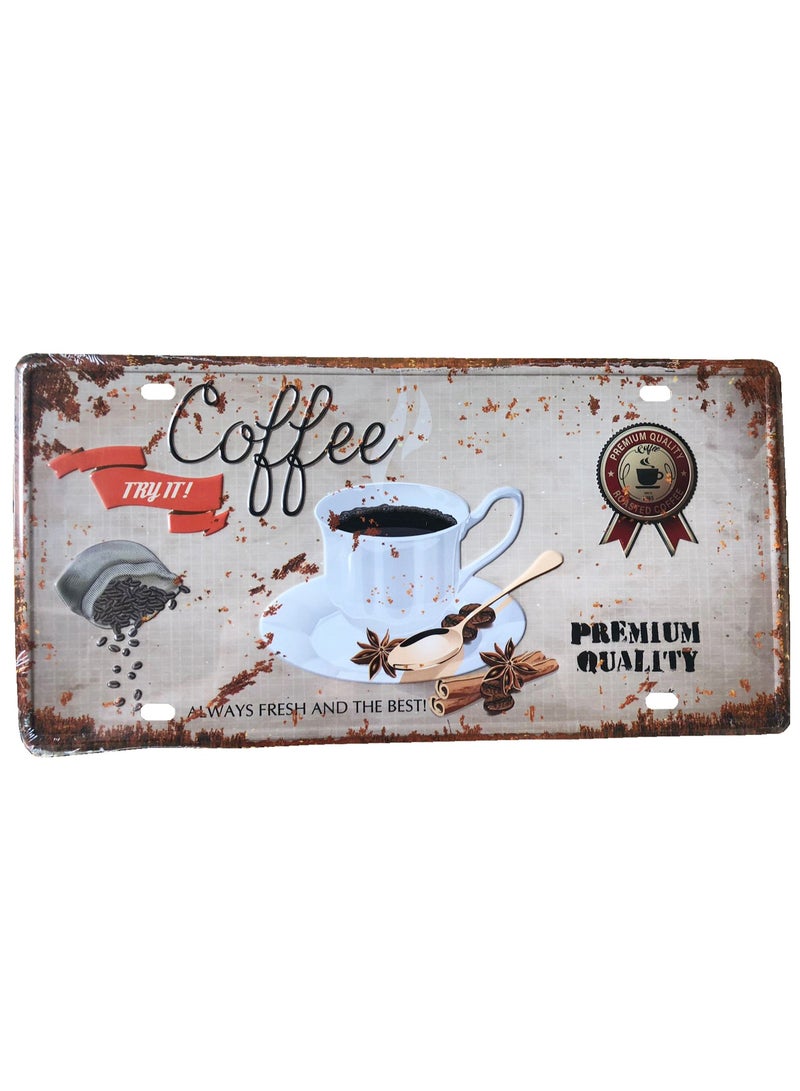 LINGWEI 18PCS Wall Metal Plate Metal Wall Plate Poster Metal Poster Plate Wall Decorative Metal Plate Car Plate Modern Desing Car Plater Tin Plate Wall Art Signs Wall Decoration Print Poster Plate - Image 2