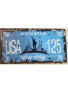 LINGWEI Wall Metal Plate Metal Wall Plate Poster Metal Poster Plate Wall Decorative Metal Plate Car Plate Modern Desing Car Plater Tin Plate Wall Art Signs Wall Decoration Print Poster Plate  - Image 5