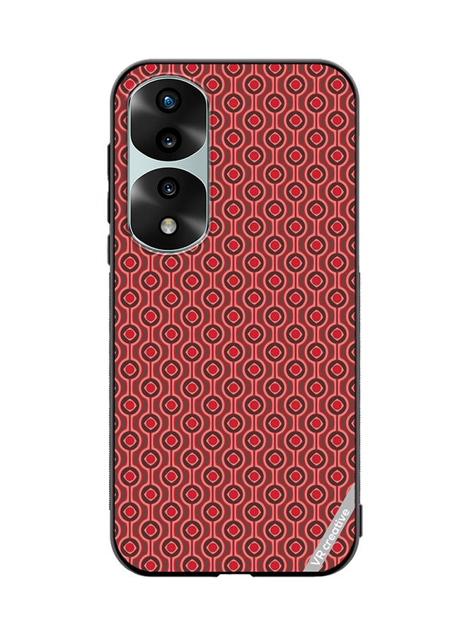 VR CREATIVE Protective Case Cover For Honor 70 Pro Pattern Red Design Multicolour - Image 1