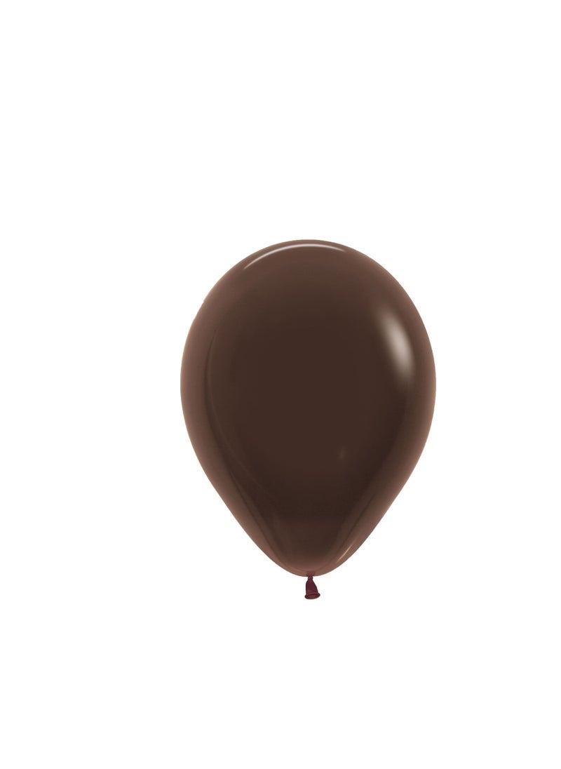 Sempertex 12-Inch Latex Balloons, Chocolate - Image 1