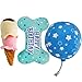 Prime Pets Dog Birthday Toys 3 Pack Crinkle Squeaky Dog Toys Pet Toys for Small Medium Large Dogs Stuffed Puppy Chew Toys Dog Gift Toys - Image 3