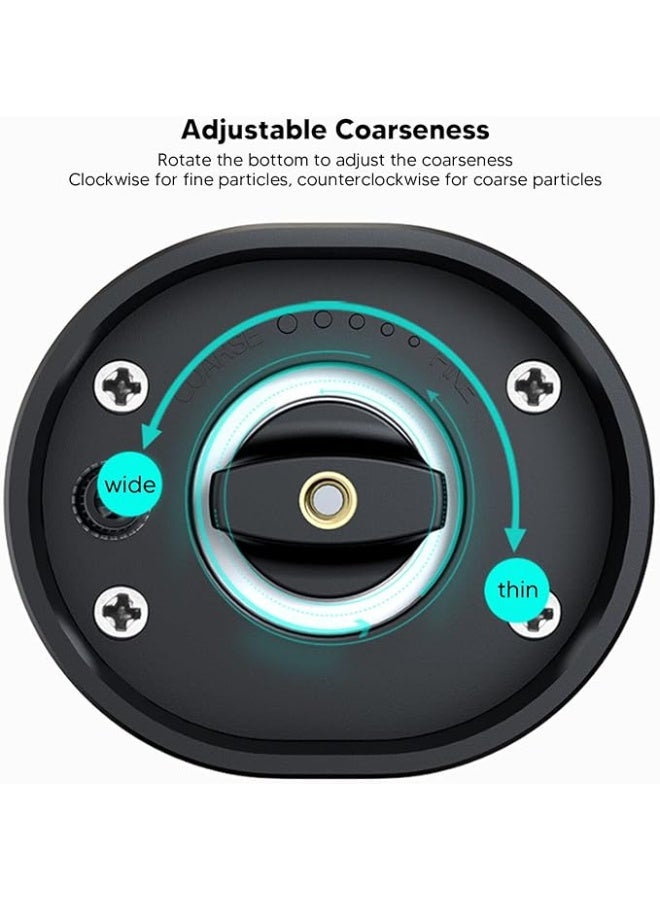 USB Rechargeable Electric Pepper Grinder Salt and Pepper Mill Adjustable Coarseness Automatic Seasoning Grinder for Home Use - Image 4