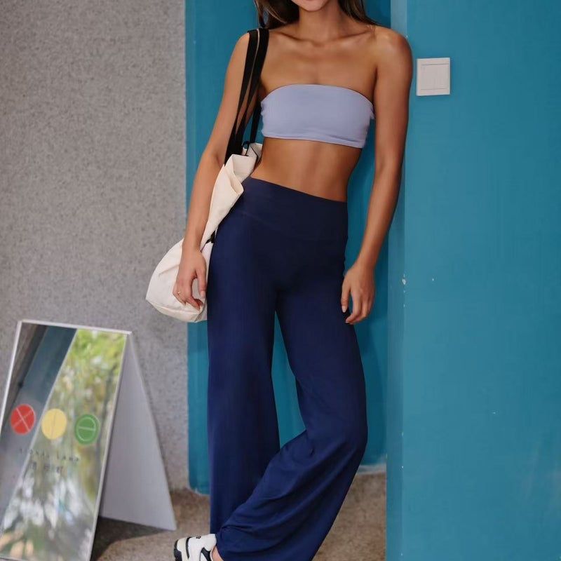 Women's Loose Straight Yoga Pants - Image 3