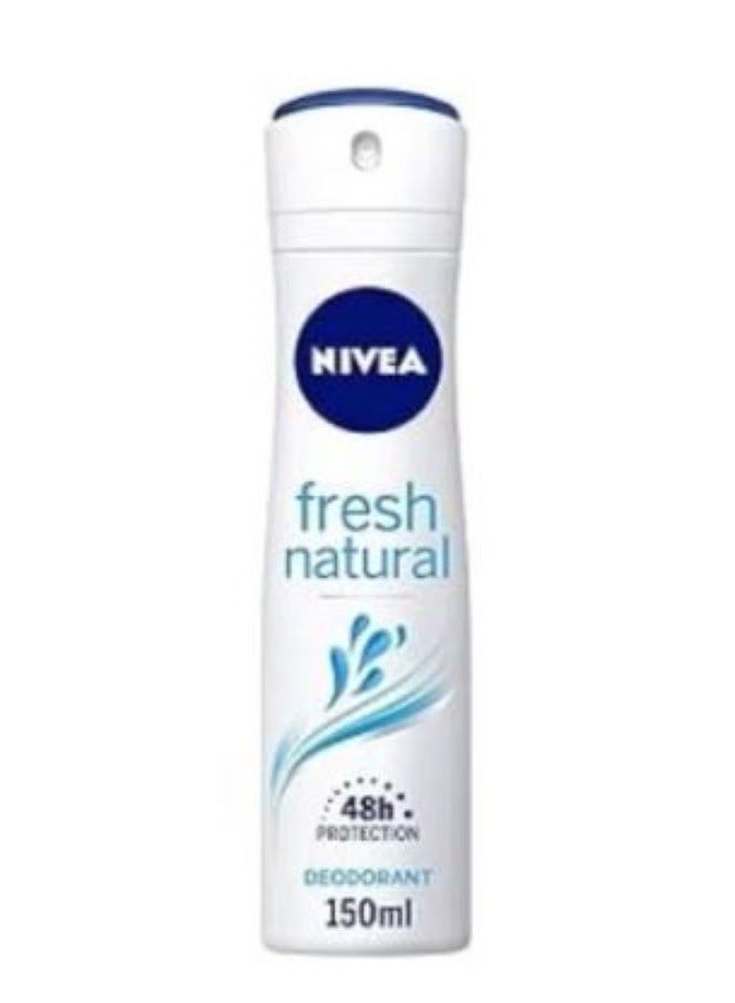 نيفيا بخاخ مزيل عرق نسائي فرش ناتشرل 150 مل - Image 1