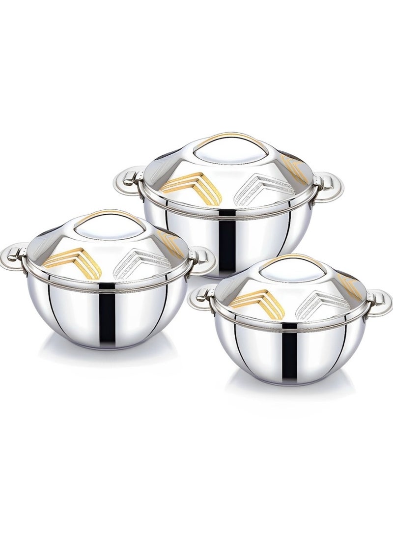 BLACKSTONE Sofi Stainless Steel Premium 3pc Hotpot Set 2.5L,3.5L,5.0L  - Image 1