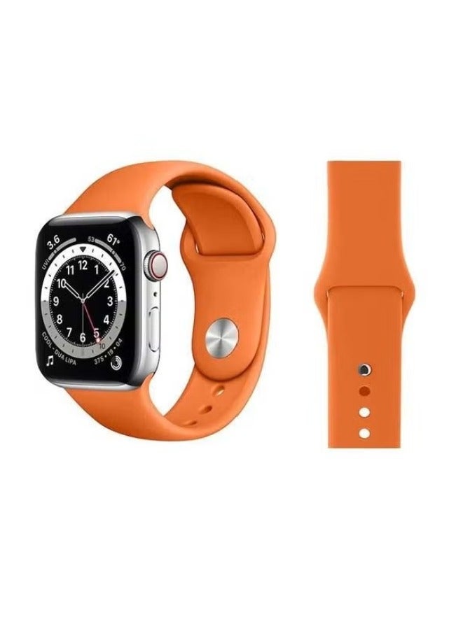 vesus Replacement Band For Apple Watch Series 6/SE/5/4/3/2/1 Hermes Orange
