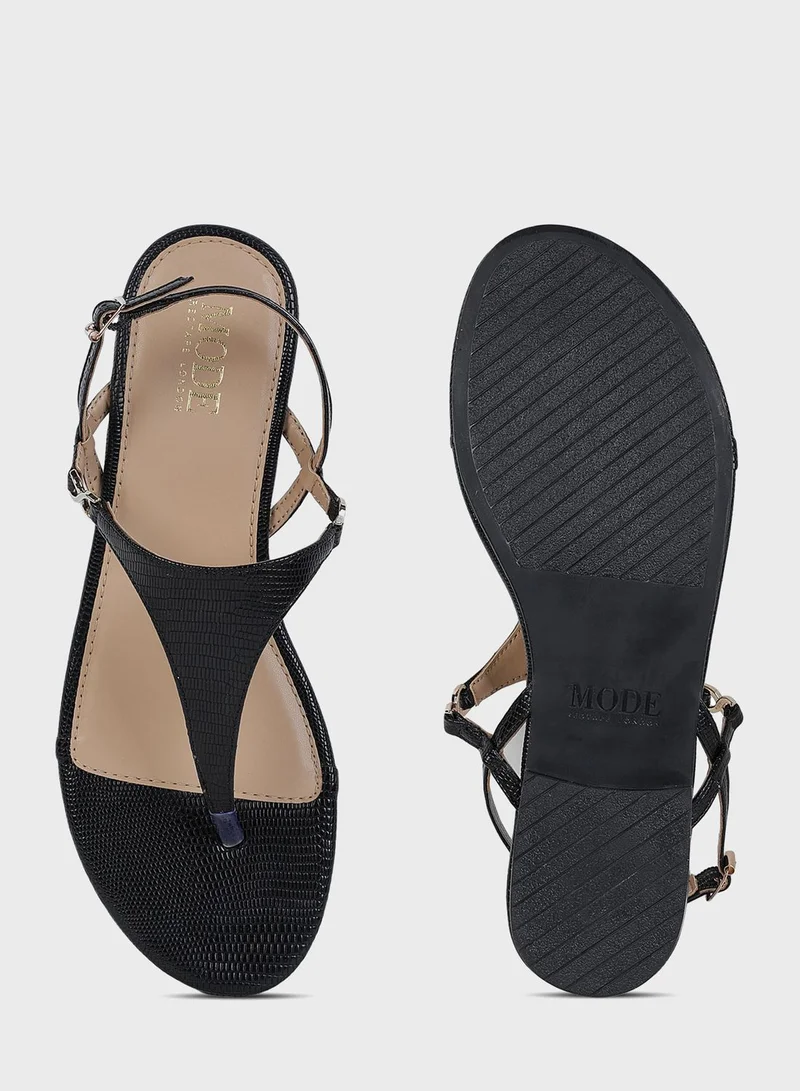 MODE T Bar Flat Sandals