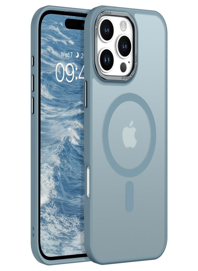 BENTOBEN Magnetic for iPhone 16 Pro Max Case,(Compatible with MagSafe) (Military Grade Drop Protection) Slim Translucent Matte Shockproof with Anti-Fingerprint Phone Case 6.9",Gray Blue - Image 1