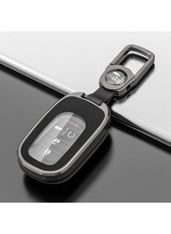 RATSAW for Honda Key Fob Cover Honda Accessories TPU Zinc Alloy Key Fob Case for 2022 2023 Honda Accord Civic HR V CR V Pilot Sport SI EX EX L Touring Smart Key  Black  - Image 1