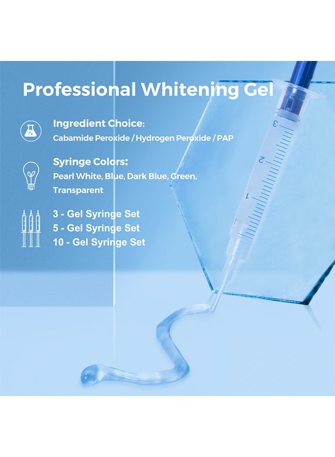 GlorySmile Teeth Whitening Kit, Portable Wireless Teeth Whitening Device with Gel Pens And LED Lights Accelerator Effective Removal Coffee Smoking Stains, Yellow Teeth - Image 5
