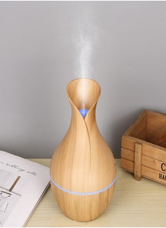 Generic Ramadan Decoration Aroma Essential Oil Diffuser,Desk Humidifiers,USB Powered Wood Grain with 7 Soothing Colors LED for Home, Yoga, Office  - Image 1