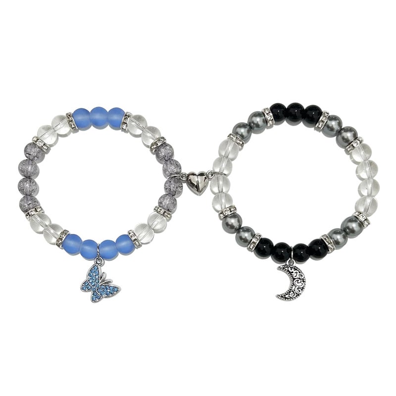 GINAZL Matching Bracelets (𝙏𝙫 𝙂𝙞𝙧𝙡 | 𝙎𝙩𝙞𝙩𝙘𝙝| 𝙈𝙞𝙡𝙚𝙨&𝙂𝙬𝙚𝙣| Spider&Kitty| Luffy&Zoro| Cropse Bride| Starboy) - Image 1