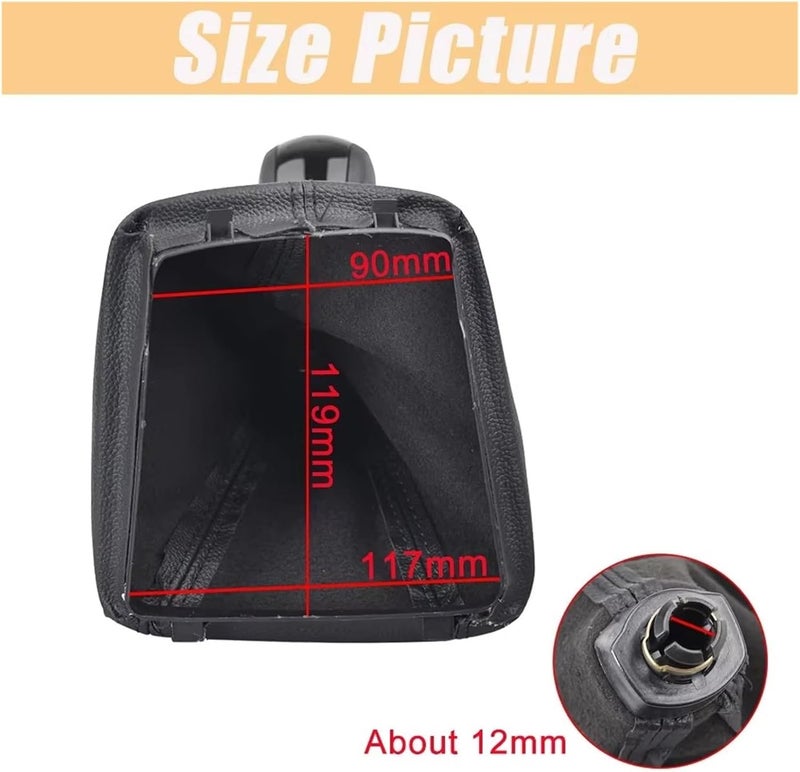 Car Gear Shift Knob for Skoda for Octavia 2 A5 2004-2010 5/6 Speed Manual Gear Shift Knob Lever Gaiter Boot Gear Knob Cover - Image 4