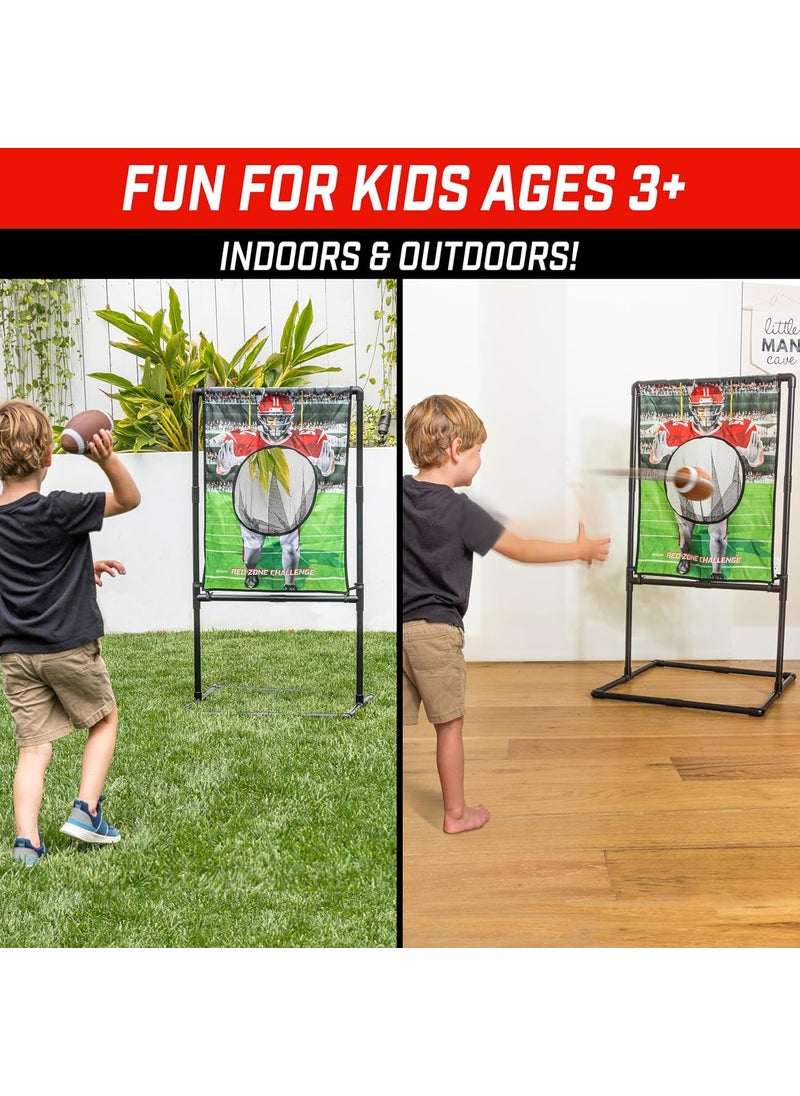 GoSports GoSports Red Zone Challenge Football Toss Game for Kids  Football Throwing Target with 2 Inflatable Footballs  - Image 5