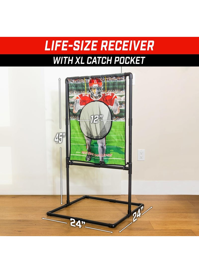 GoSports GoSports Red Zone Challenge Football Toss Game for Kids  Football Throwing Target with 2 Inflatable Footballs  - Image 3