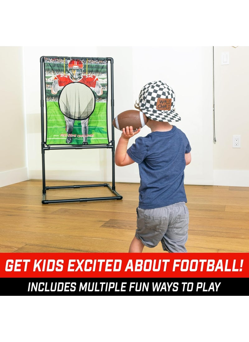 GoSports GoSports Red Zone Challenge Football Toss Game for Kids  Football Throwing Target with 2 Inflatable Footballs  - Image 4